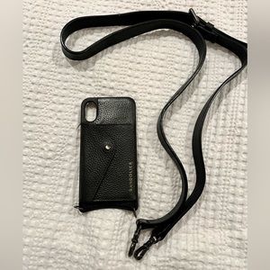 Bandolier Hailey side slot leather crossbody